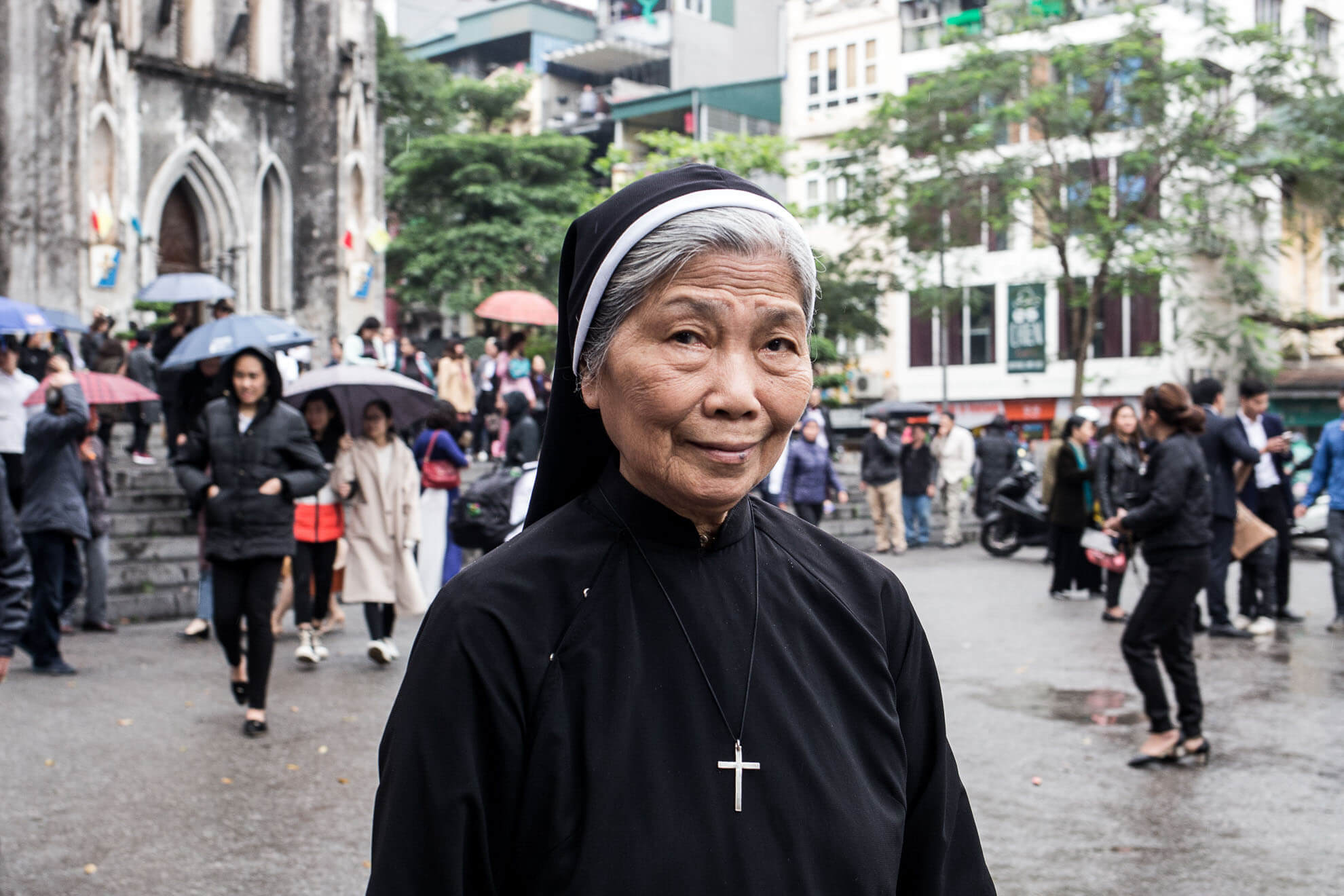Nonne au Vietnam.